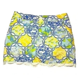 Lilly Pulitzer Women’s Skort Yellow Blue